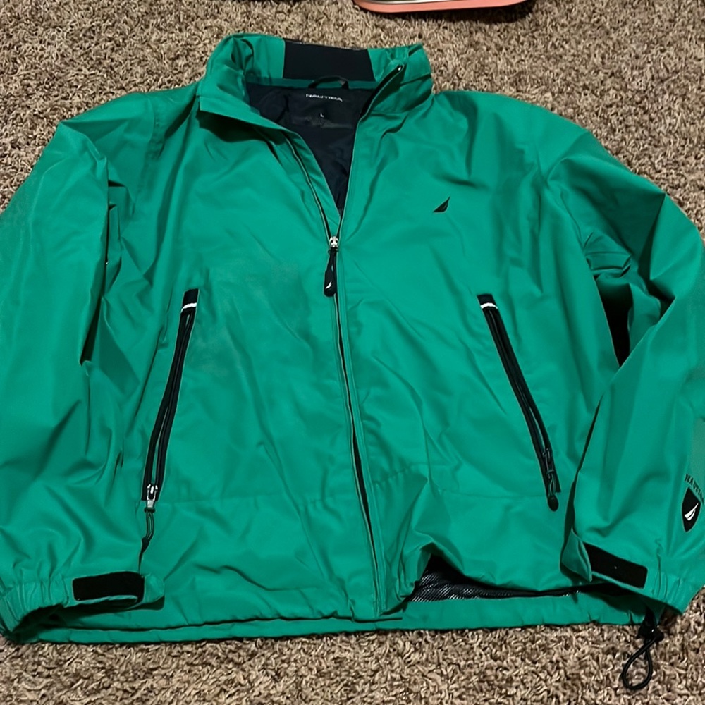 Mens Dark Green Nautical Jacket